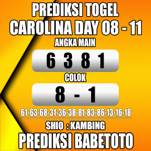 Prediksi CAROLINA 08 November 2023