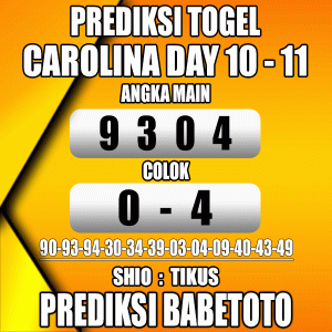 Prediksi CAROLINA DAY 10 November 2023