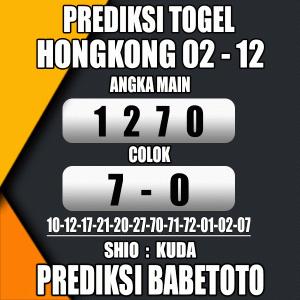 Prediksi HONGKONG 02 Desember 2023