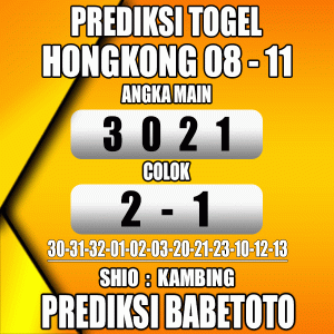 Prediksi HONGKONG 08 November 2023