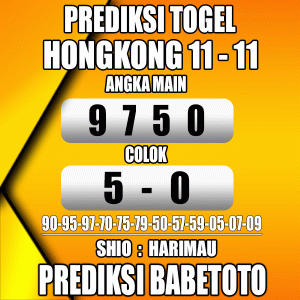 Prediksi HONGKONG 11 November 2023