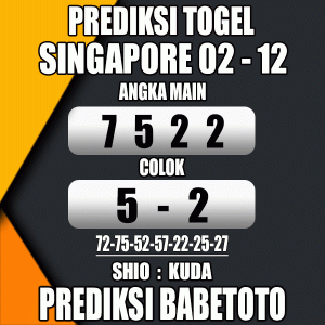 Prediksi SINGAPORE 02 Desember 2023