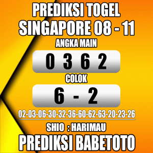 Prediksi SINGAPORE 08 November 2023