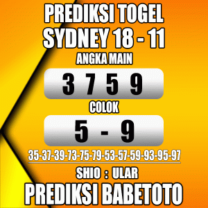 Prediksi SYDNEY 18 November 2023