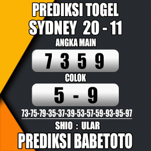 Prediksi SYDNEY 20 November 2023