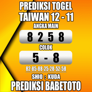 Prediksi TAIWAN 12 November 2023