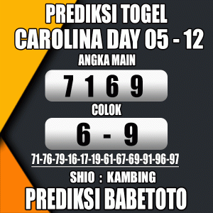 Prediksi CAROLINA DAY 05 Desember 2023