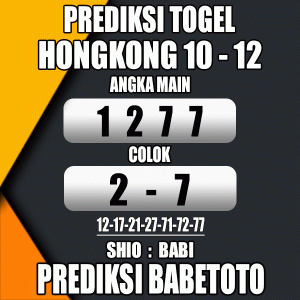 Prediksi HONGKONG 10 Desember 2023