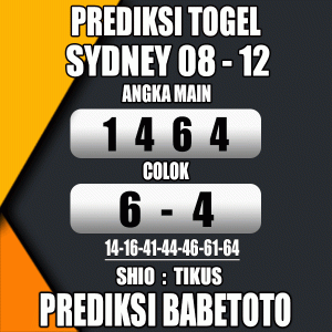 Prediksi SYDNEY 08 Desember 2023