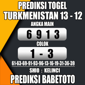 Prediksi TURKMENISTAN 13 Desember 2023