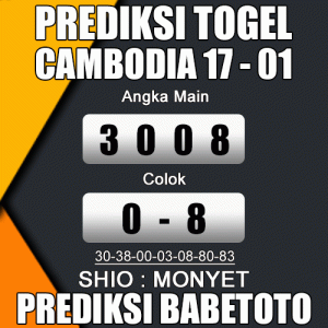 Prediksi CAMBODIA 17 Januari 2024