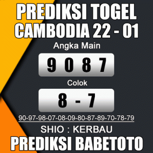 Prediksi CAMBODIA 22 Januari 2024