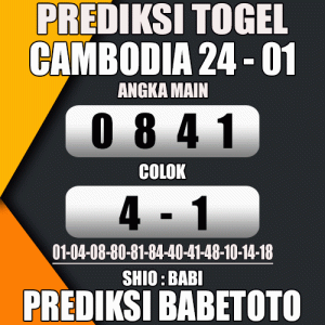 Prediksi CAMBODIA 24 Januari 2024