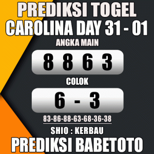 Prediksi CAROLINA DAY 31 Januari 2024