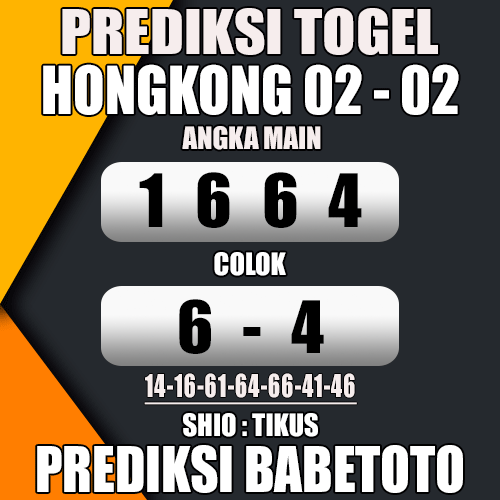 Prediksi HONGKONG 02 Februari 2024