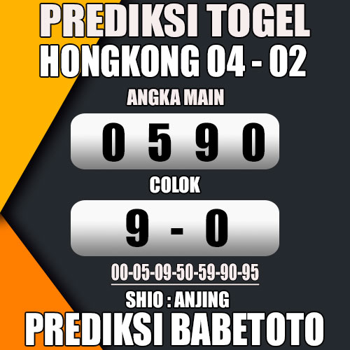 Prediksi HONGKONG 04 Februari 2024