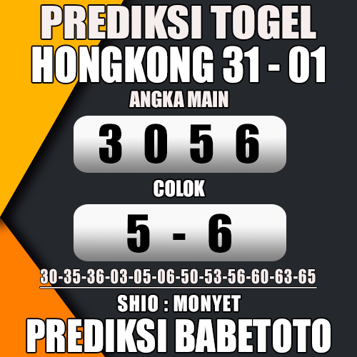 Prediksi HONGKONG 31 Januari 2024