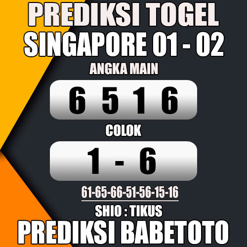 Prediksi SINGAPORE 01 Februari 2024