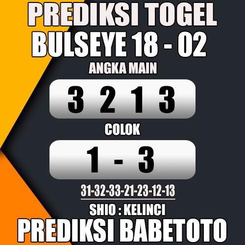 Prediksi BULLSEYE 18 Februari 2024