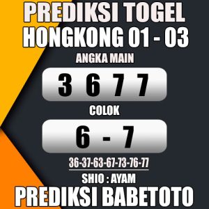 Prediksi HONGKONG 01 Maret 2024