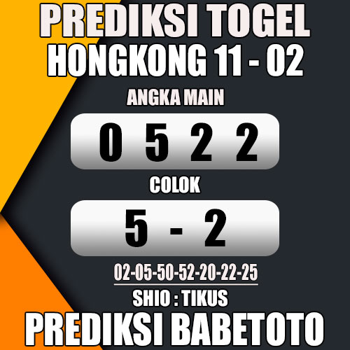 Prediksi HONGKONG 11 Februari 2024