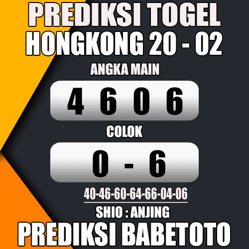 Prediksi HONGKONG 20 Februari 2024