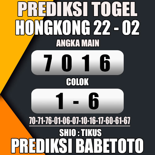 Prediksi HONGKONG 22 Februari 2024