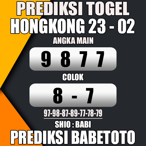 Prediksi HONGKONG 23 Februari 2024