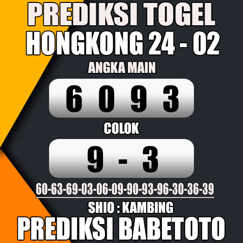 Prediksi HONGKONG 24 Februari 2024