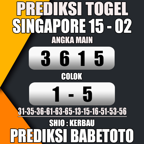 Prediksi SINGAPORE 15 Februari 2024