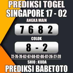 Prediksi SINGAPORE 17 Februari 2024