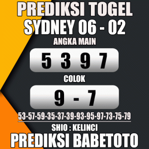 Prediksi SYDNEY 06 Februari 2024