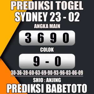 Prediksi SYDNEY 23 Februari 2024