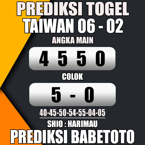 Prediksi TAIWAN 06 Februari 2024