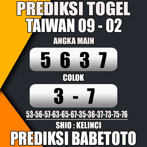 Prediksi TAIWAN 09 Februari 2024