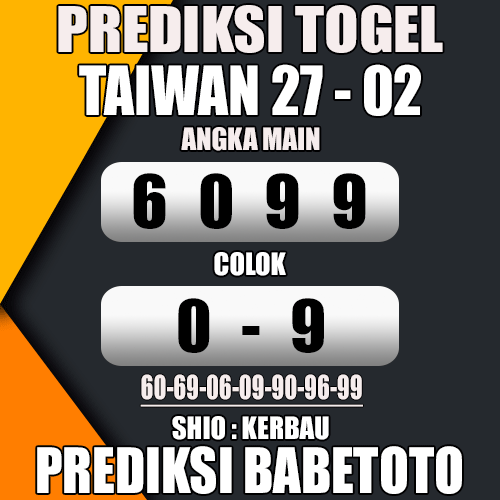 Prediksi TAIWAN 27 Februari 2024