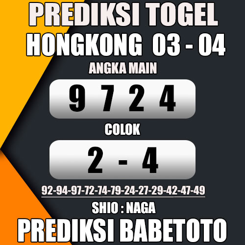 Prediksi HONGKONG 03 April 2024