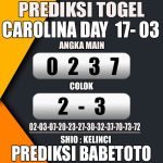 Prediksi CAROLINA DAY 17 Maret 2024