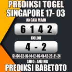 Prediksi SINGAPORE 17 Maret 2024