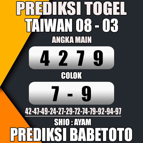 Prediksi TAIWAN 08 Maret 2024