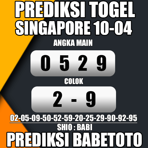 Prediksi SINGAPORE 10 April 2024