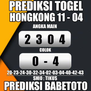 Prediksi HONGKONG 11 April 2024