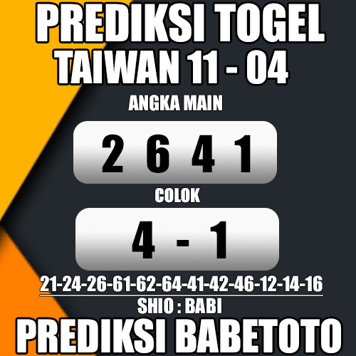 Prediksi TAIWAN 11 April 2024