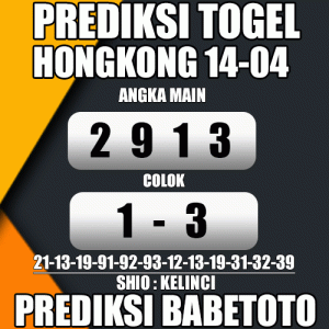 Prediksi HONGKONG 14 April 2024