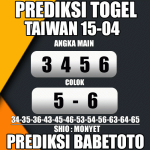 Prediksi TAIWAN 15 April 2024