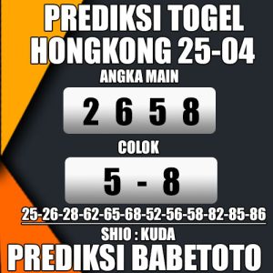 Prediksi HONGKONG 25 April 2024