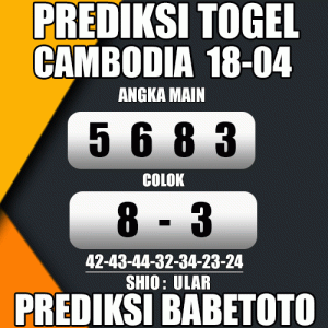 Prediksi CAMBODIA 18 April 2024