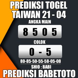 Prediksi TAIWAN 21 April 2024