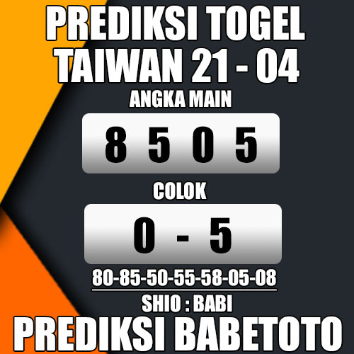 Prediksi TAIWAN 21 April 2024