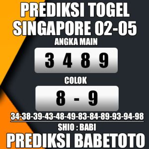 Prediksi SINGAPORE 02 Mei 2024